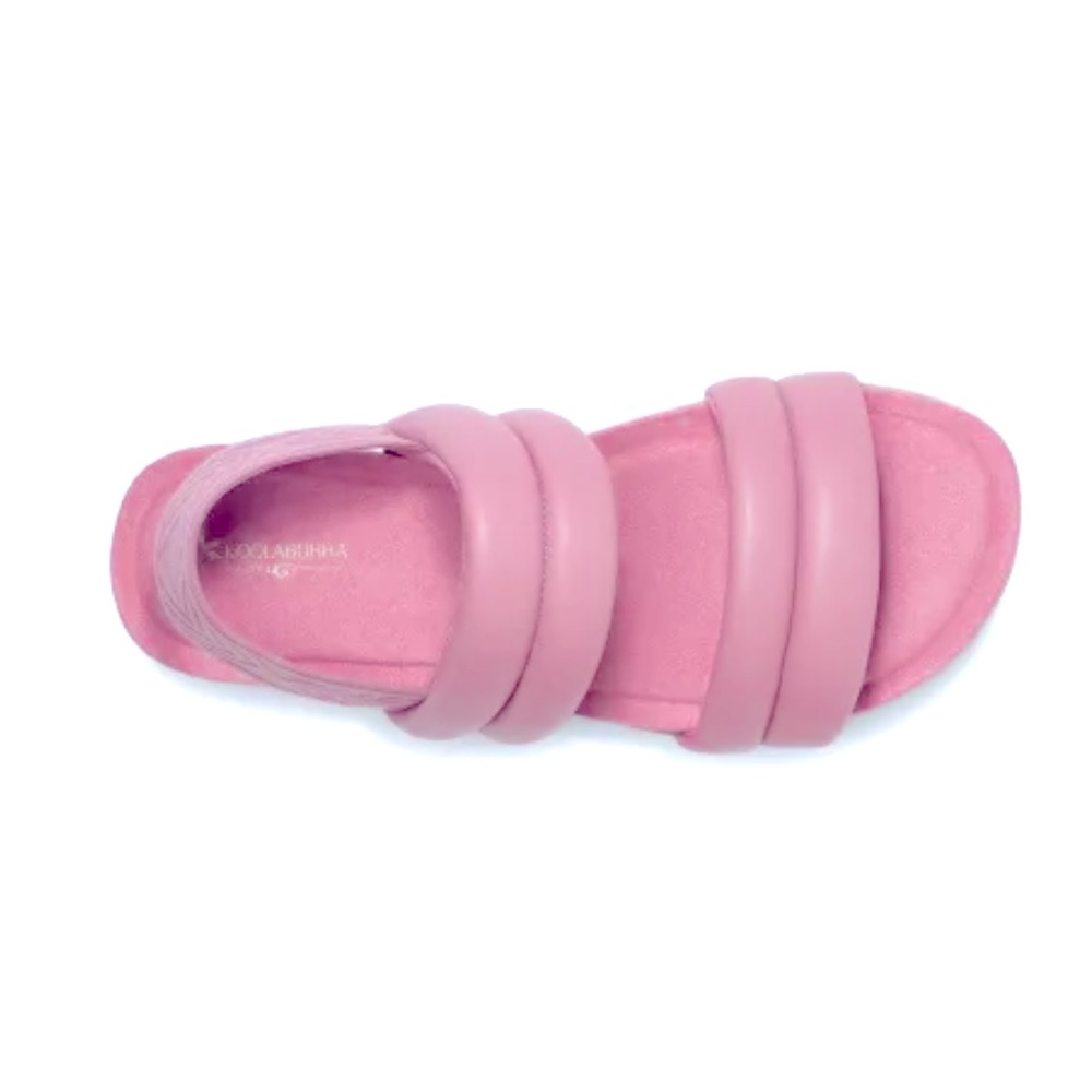 Koolaburra By Ugg Anida Slide Sandal Memory Foam Cushioned Quilted Faux Leather - Picture 3 of 7